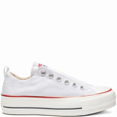 Női Converse Chuck Taylor All Star Platform Tornacipő CO5206143 Fehér/Piros